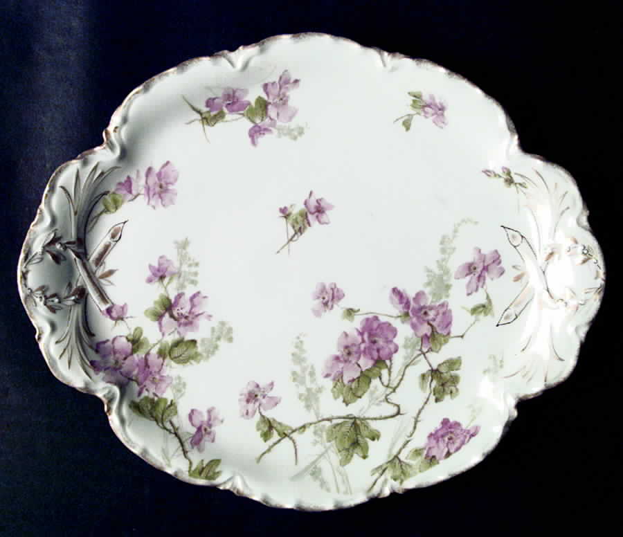 H2098 10" Oval Serving Platter by Haviland-1