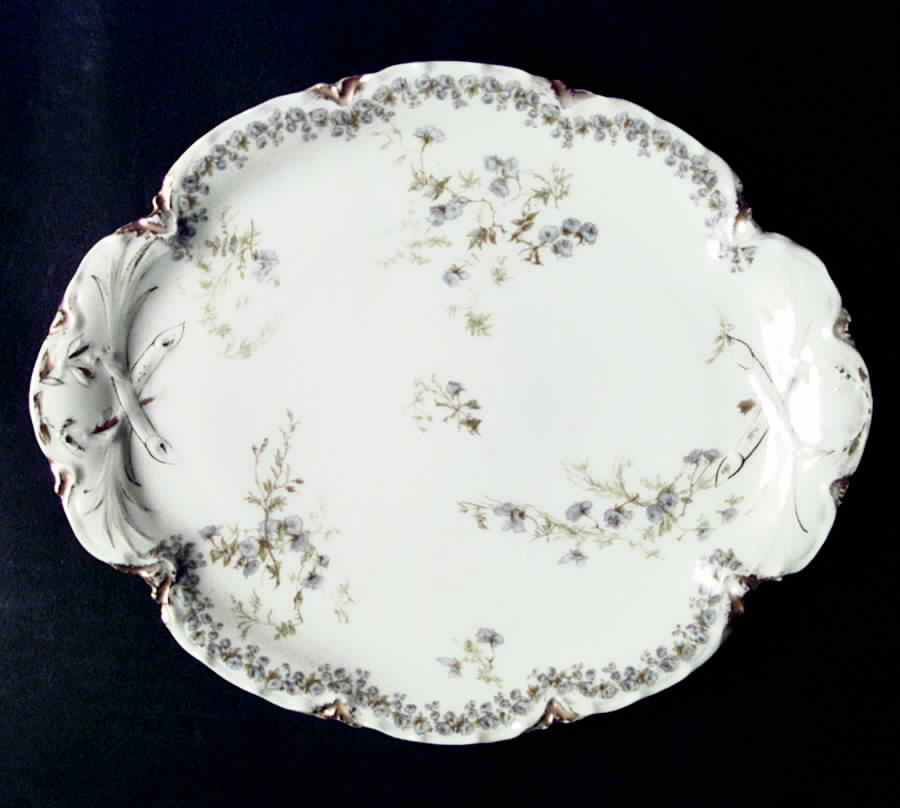 Schleiger 459-4 10" Oval Serving Platter by Haviland-1