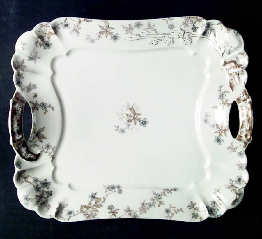 Schleiger 81c 9" Rectangular Serving Platter by Haviland-1