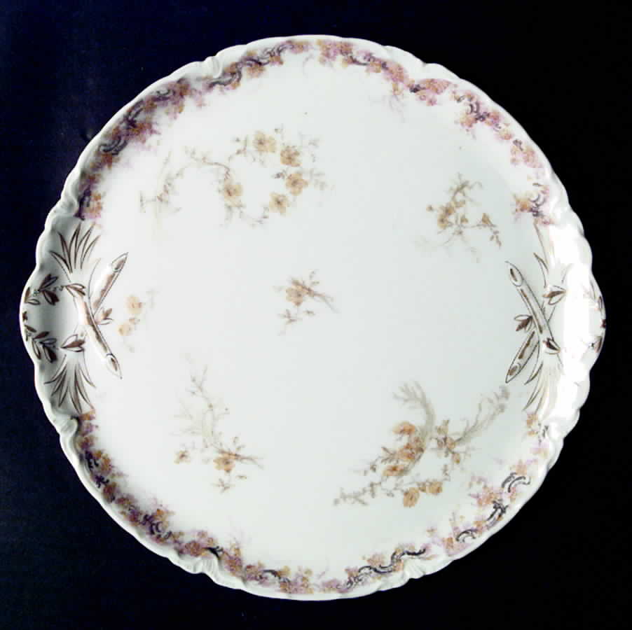Schleiger 1166-7 Handled Cake Plate by Haviland-1