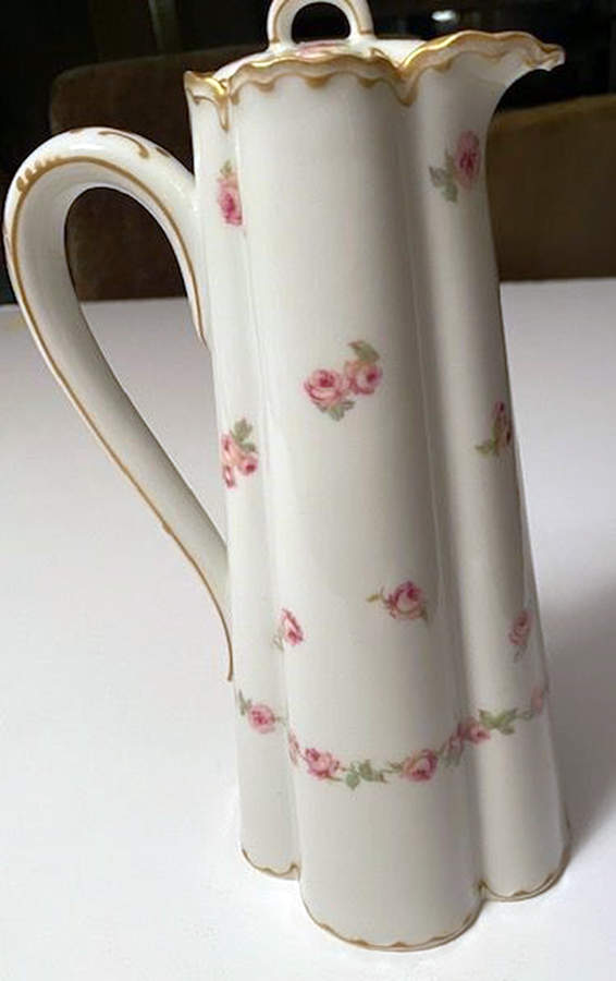 Schleiger 526-1 Chocolate Pot & Lid by Haviland-1