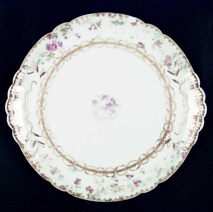H2125 Handled Cake Plate by Haviland-1