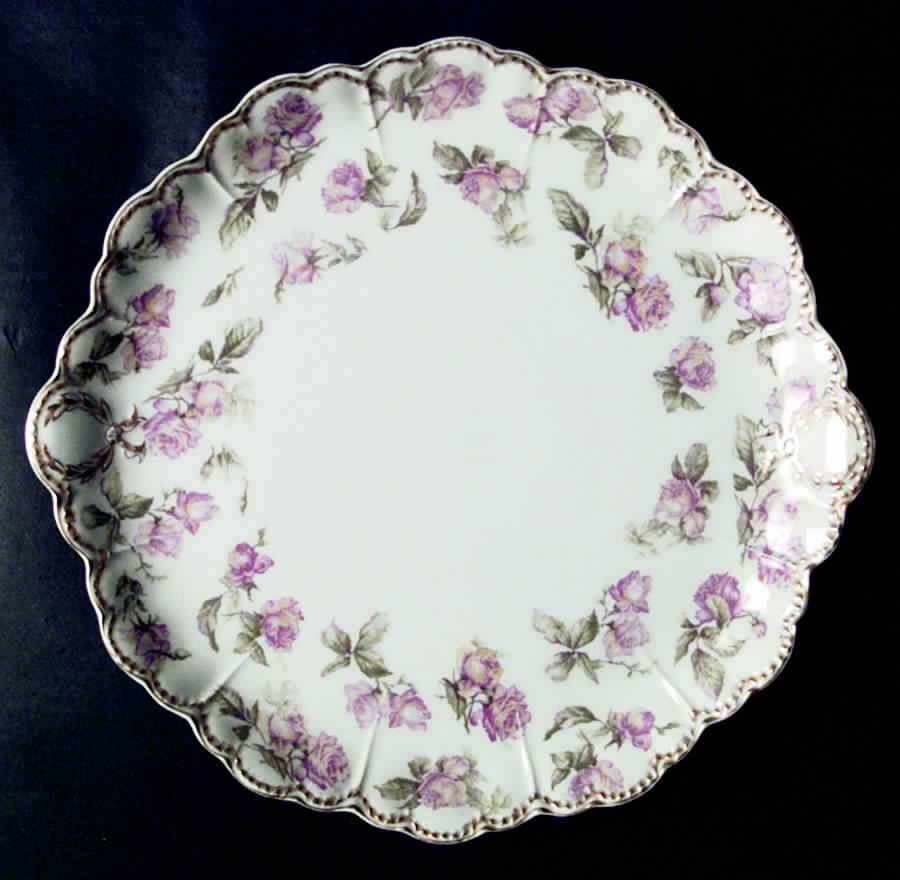 H2129 Handled Cake Plate by Haviland-1