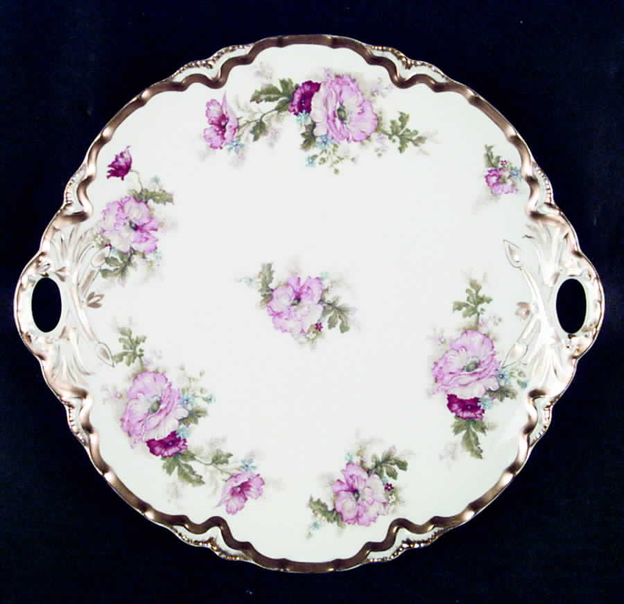 H2142 Handled Cake Plate by Haviland-1