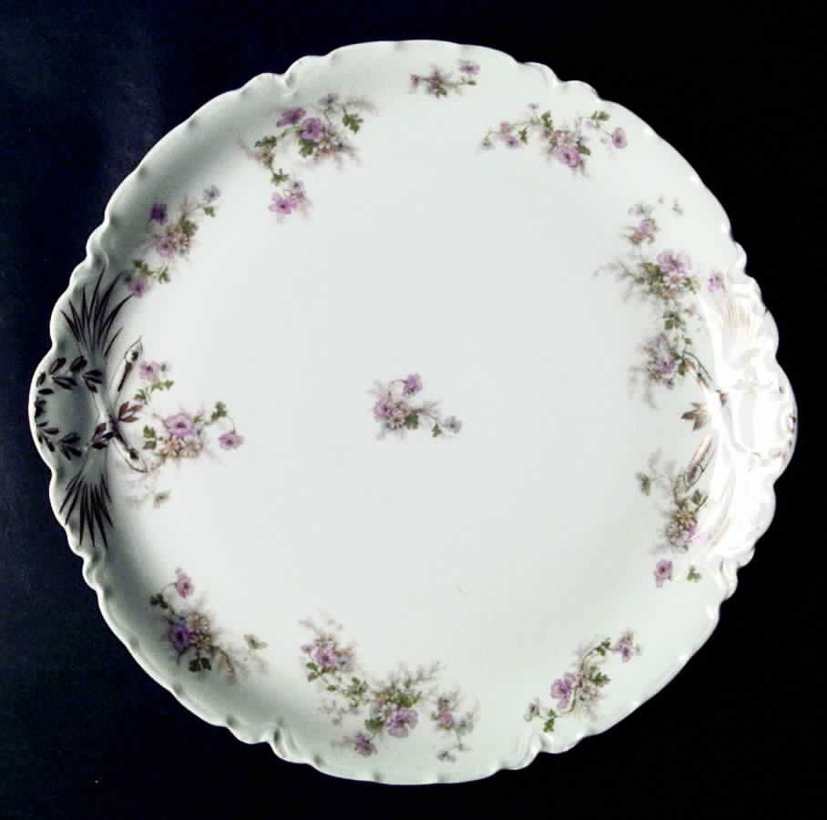 H2144 Handled Cake Plate by Haviland-1