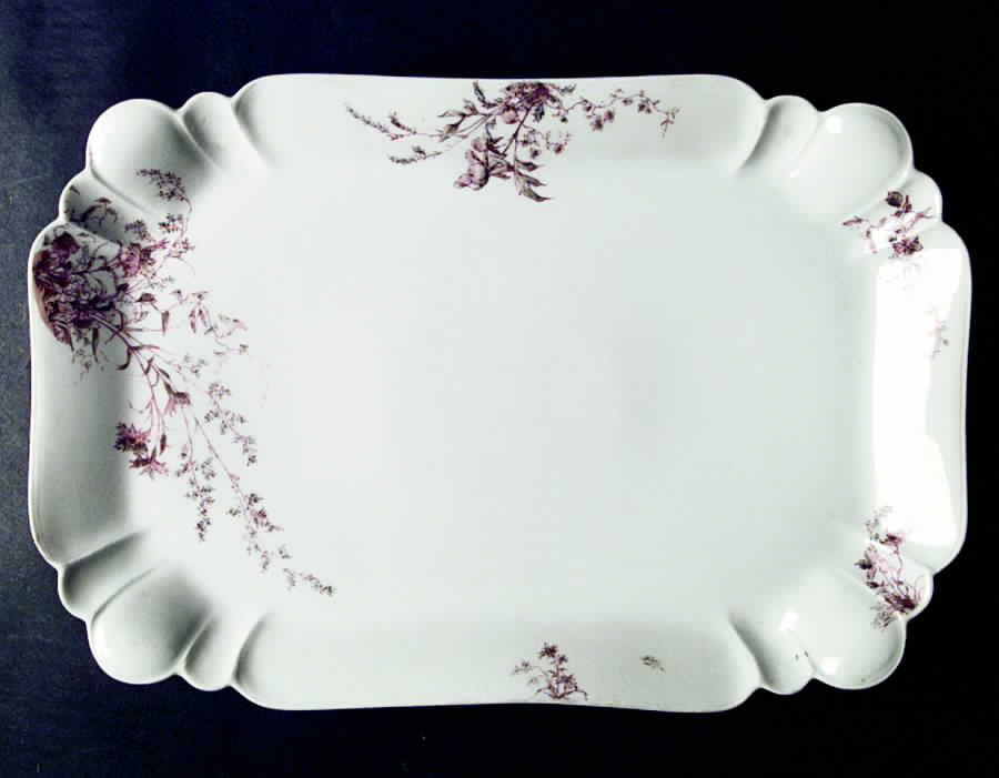 Schleiger 1157-2 14" Rectangular Serving Platter by Haviland-1