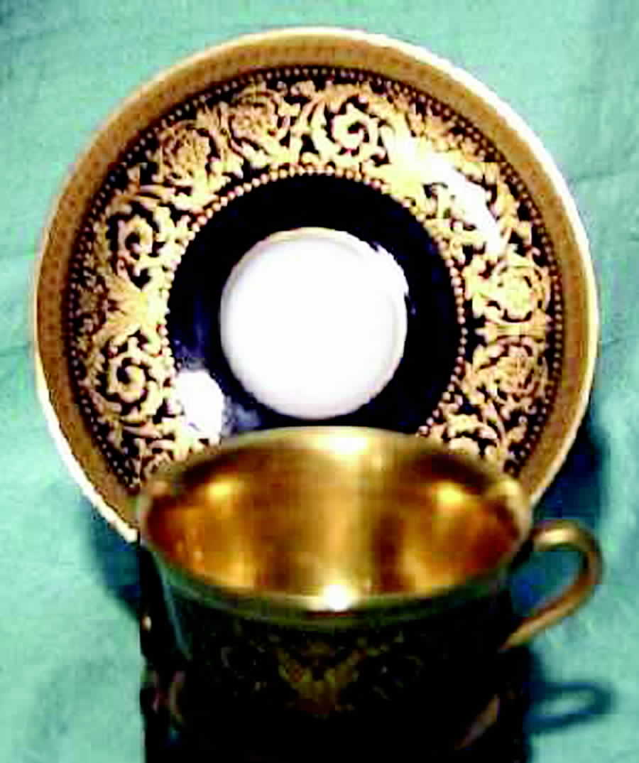 18436 Flat Cup & Saucer Set by Hutschenreuther-1