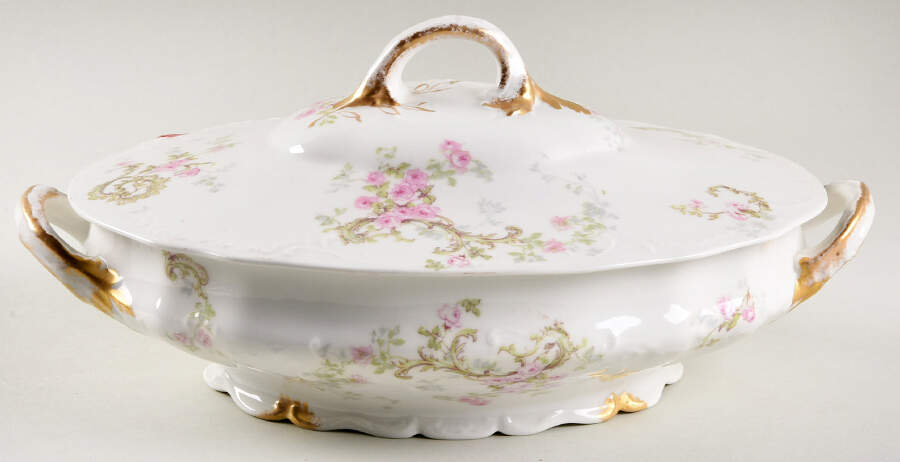 Schleiger 144-4 Oval Covered Vegetable by Haviland-1