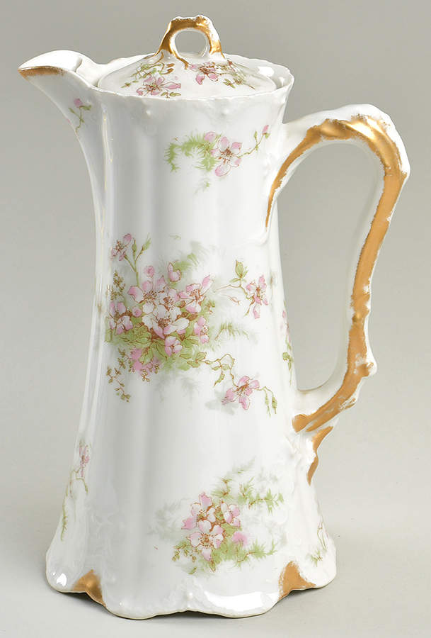 Schleiger 146-3 Chocolate Pot & Lid by Haviland-1