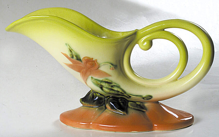 Woodland Chartreuse Pink (Glossy) Cornucopia by Hull-1
