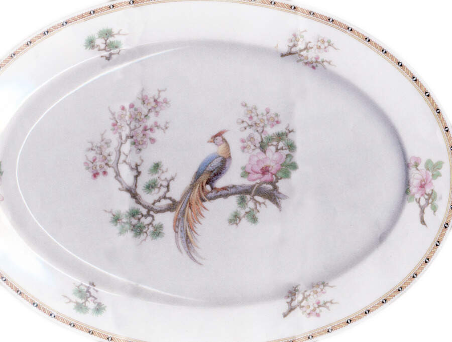 HC739 14" Oval Serving Platter by Heinrich - H&C-1