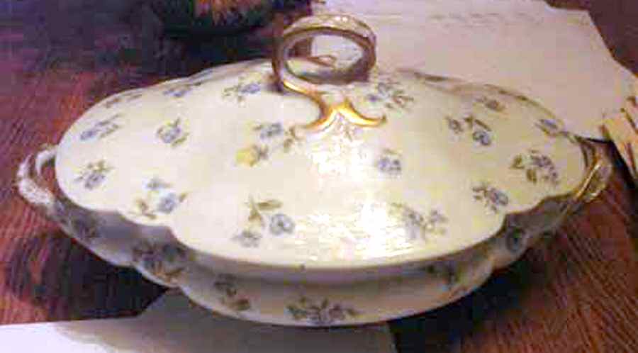 Schleiger 502-1 Oval Covered Vegetable by Haviland-1
