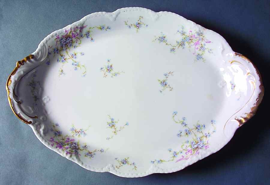 Schleiger 155-8 16" Oval Serving Platter by Haviland-1