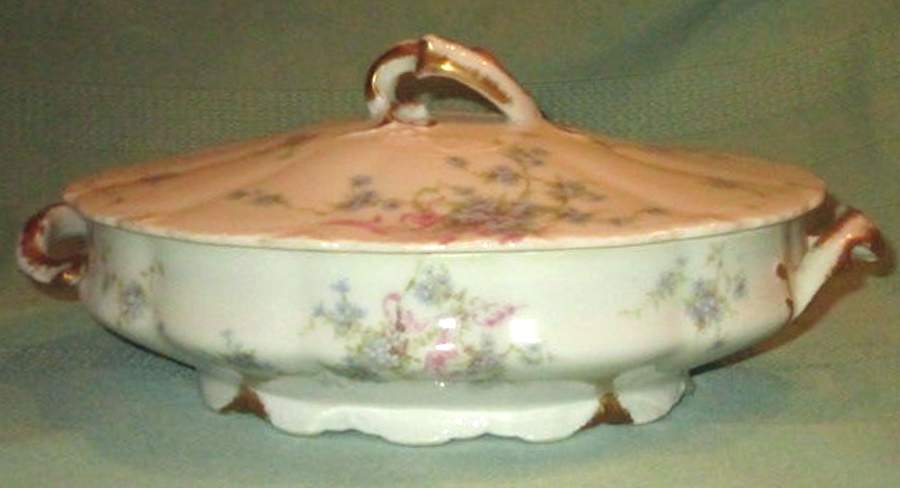 Schleiger 155-8 Oval Covered Vegetable by Haviland-1