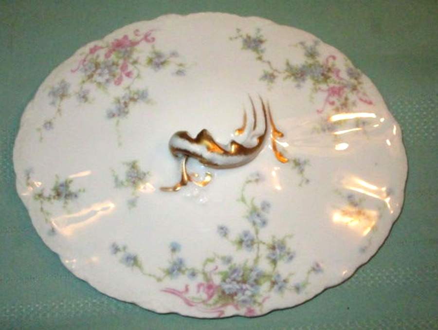Schleiger 155-8 Lid for Oval Vegetable by Haviland-1