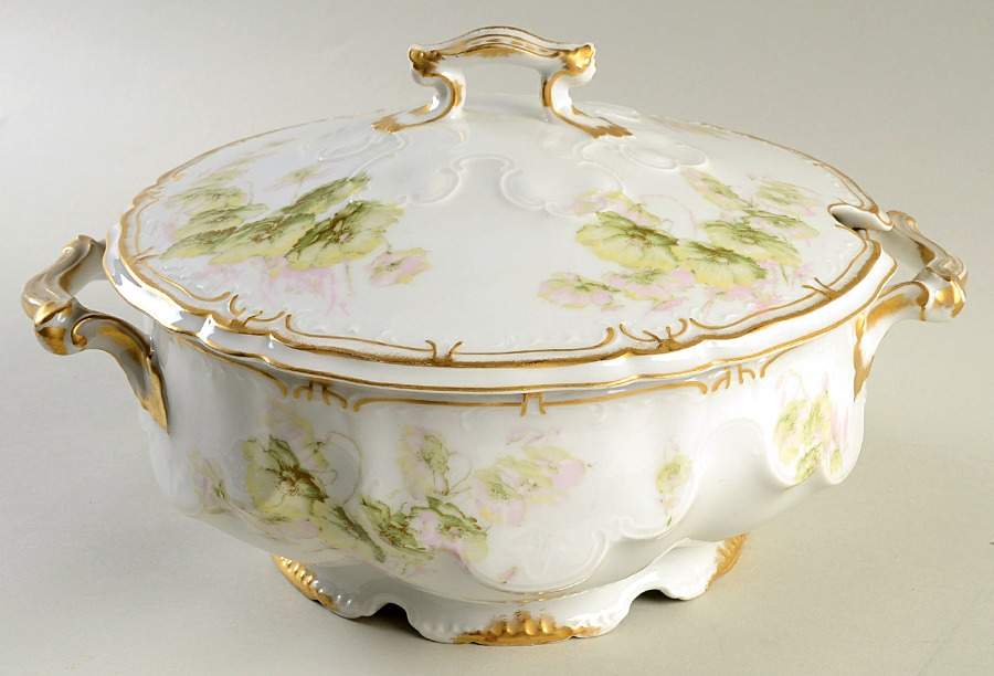 Schleiger 665-4 Tureen &  Lid by Haviland-1