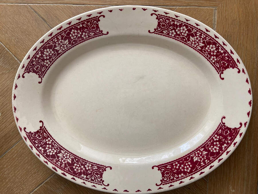 HLC2222 11" Oval Serving Platter by Homer Laughlin -1