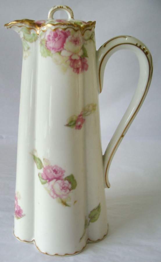 Schleiger 267-2 Chocolate Pot & Lid by Haviland-1