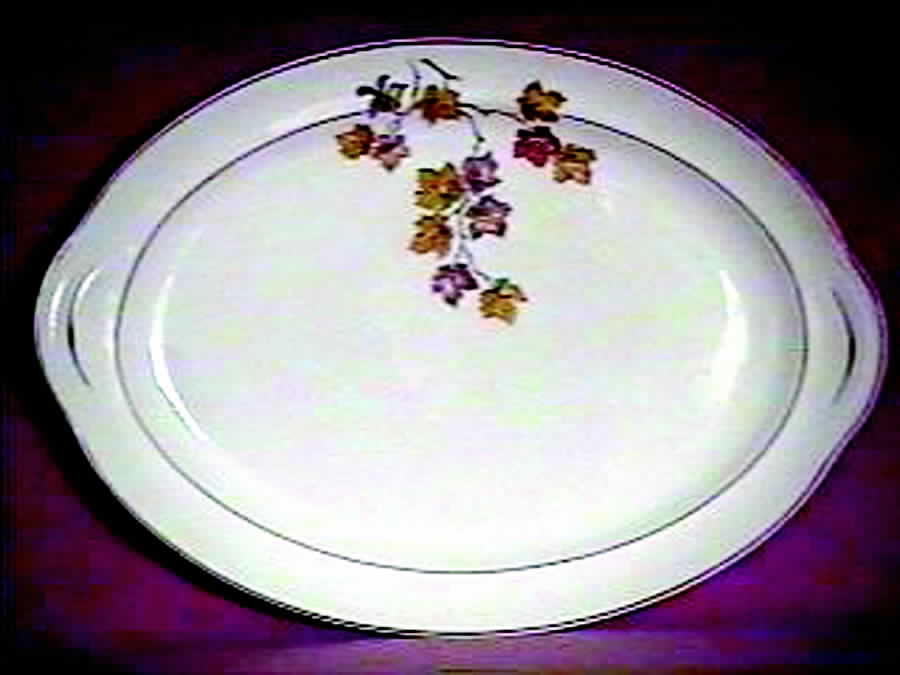 HAR99 12" Oval Serving Platter by Harker-1