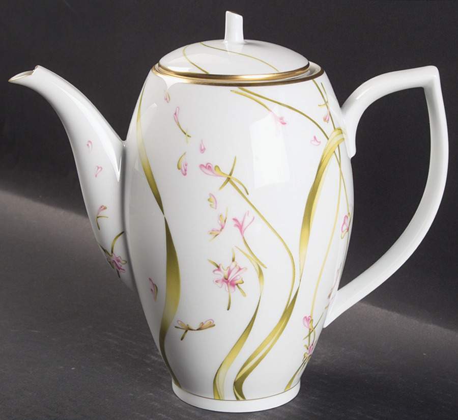 Amaryllis Coffee Pot & Lid by Haviland-1