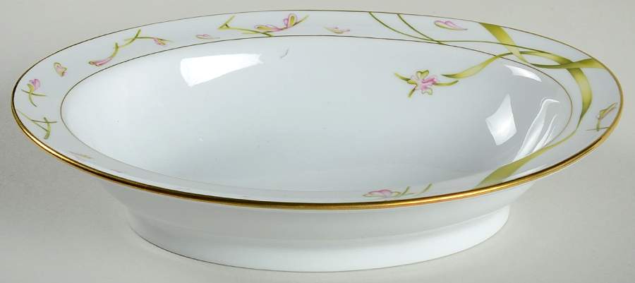Amaryllis 9" Oval Vegetable Bowl by Haviland-1