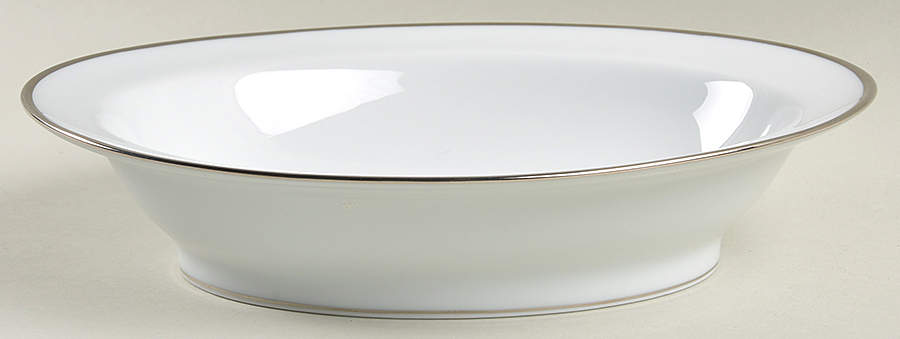 Florentine Platinum 9" Oval Vegetable Bowl by Haviland-1