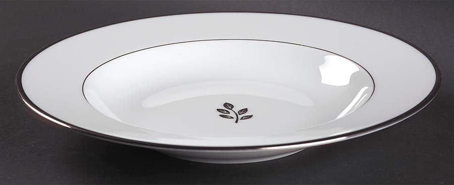 Florentine Platinum Large Rim Soup Bowl by Haviland-1