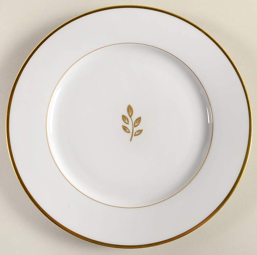 Florentine Gold Salad/Dessert Plate by Haviland-1