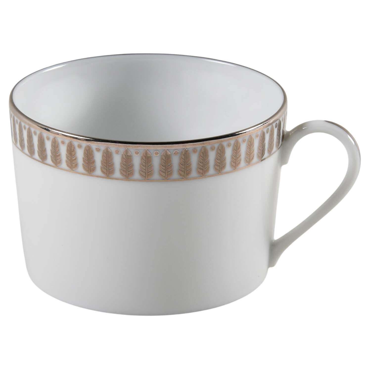 Plumes Platinum Flat Cup by Haviland-1
