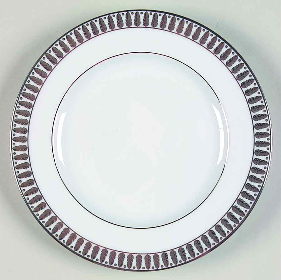 Plumes Platinum Bread & Butter Plate by Haviland-1