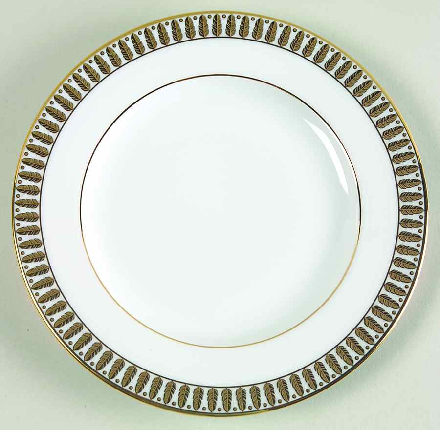 Plumes or (Gold) Bread & Butter Plate by Haviland-1