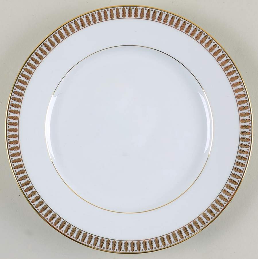 Plumes or (Gold) Salad Plate by Haviland-1