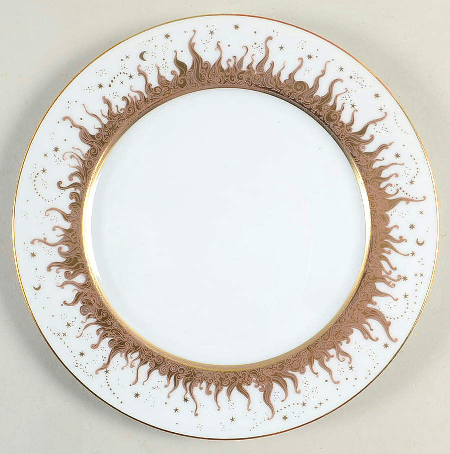 Ritz Club (White) Salad Plate by Haviland-1