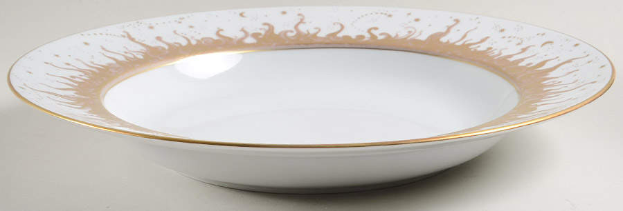 Ritz Club (White) Deep Round Platter by Haviland-1