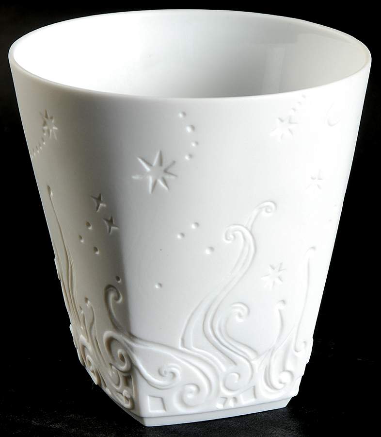 Ritz Club (White) Votive Candleholder by Haviland-1
