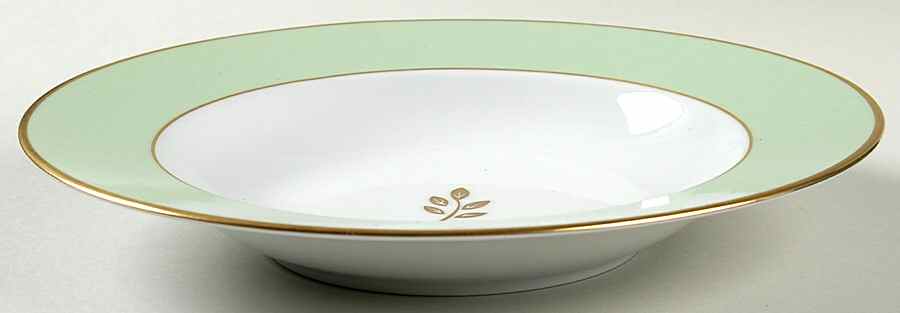 Florentine Tilleul Large Rim Soup Bowl by Haviland-1