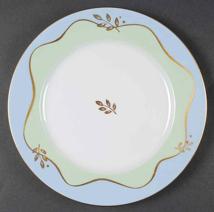 Florentine Tilleul Accent Salad Plate by Haviland-1