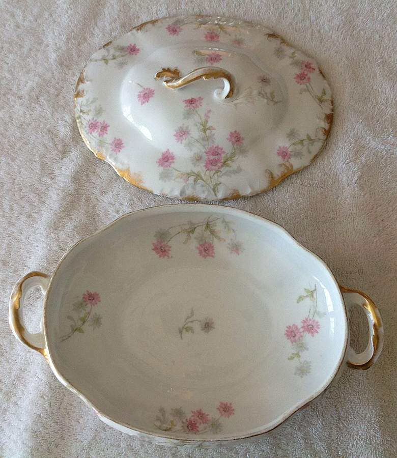 Schleiger 164-2 Oval Covered Vegetable by Haviland-1