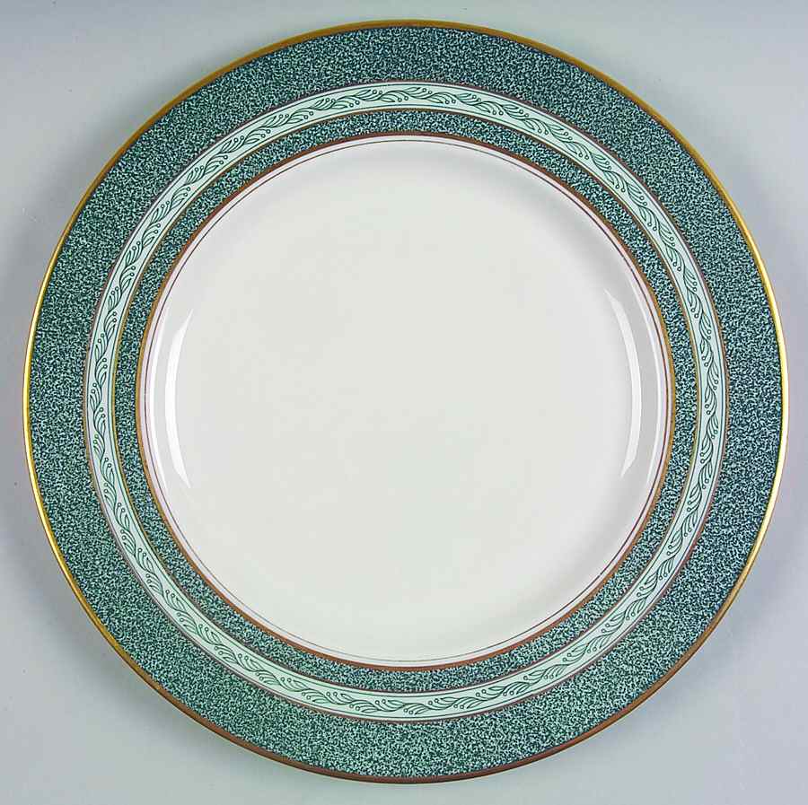 Mosaic Green Dinner Plate by Haviland-1