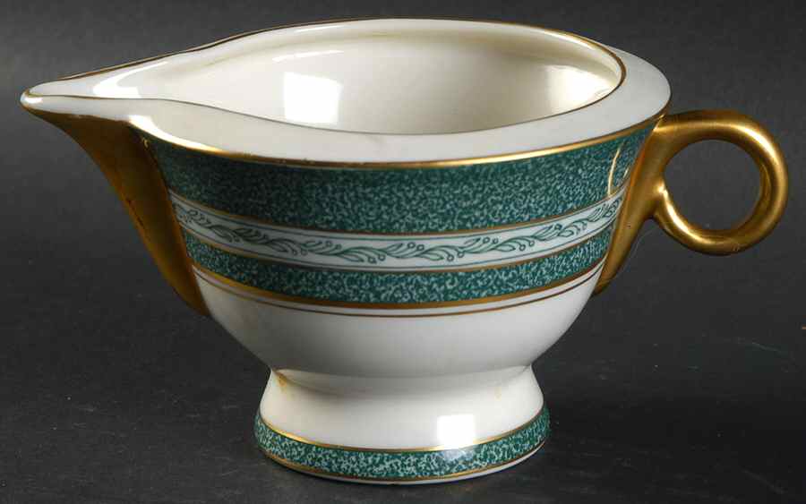 Mosaic Green Creamer by Haviland-1
