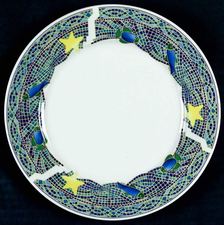 Oceana Salad Plate by Homer Laughlin -1