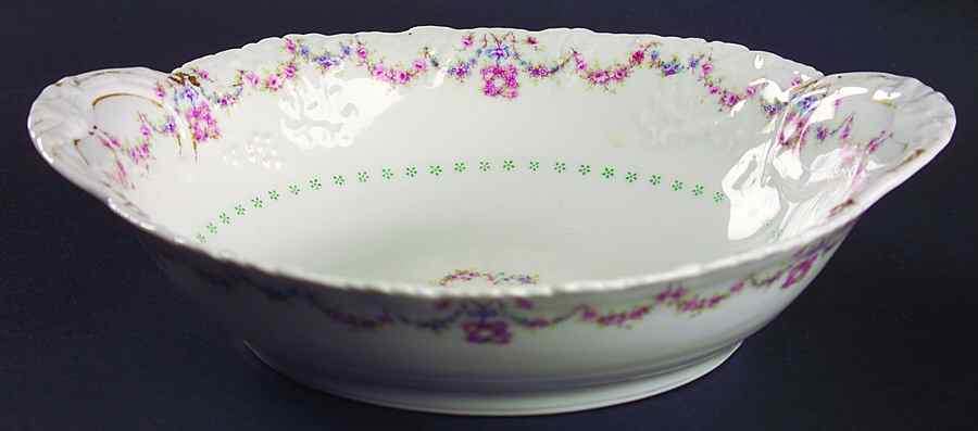 Schleiger 597-2 10" Oval Vegetable Bowl by Haviland-1