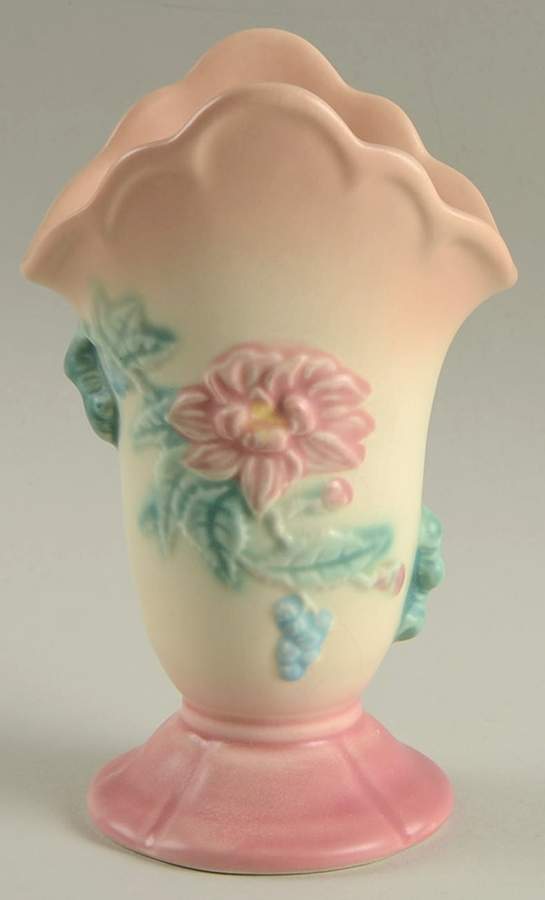 Woodland-Dawn Rose (W Series) 6" Vase by Hull-1
