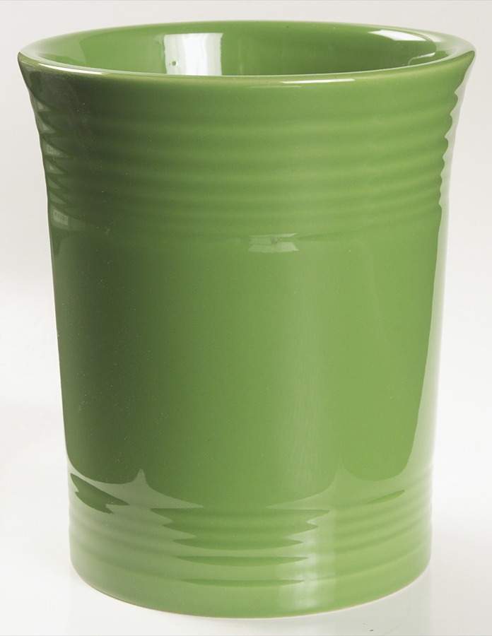 Fiesta Shamrock Green (Intro 2003) Utensil Holder by Homer Laughlin -1