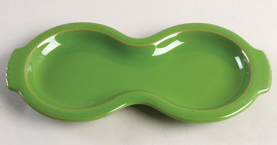 Fiesta Shamrock Green (Intro 2003) Tray for Creamer & Sugar with Lid by Homer Laughlin -1