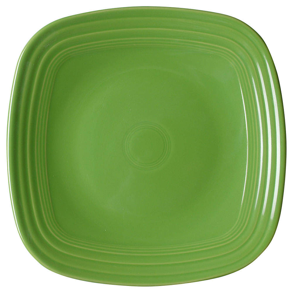 Fiesta Shamrock Green (Intro 2003) Square Dinner Plate by Homer Laughlin -1