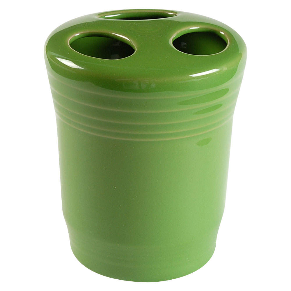 Fiesta Shamrock Green (Intro 2003) Toothbrush Holder by Homer Laughlin -1