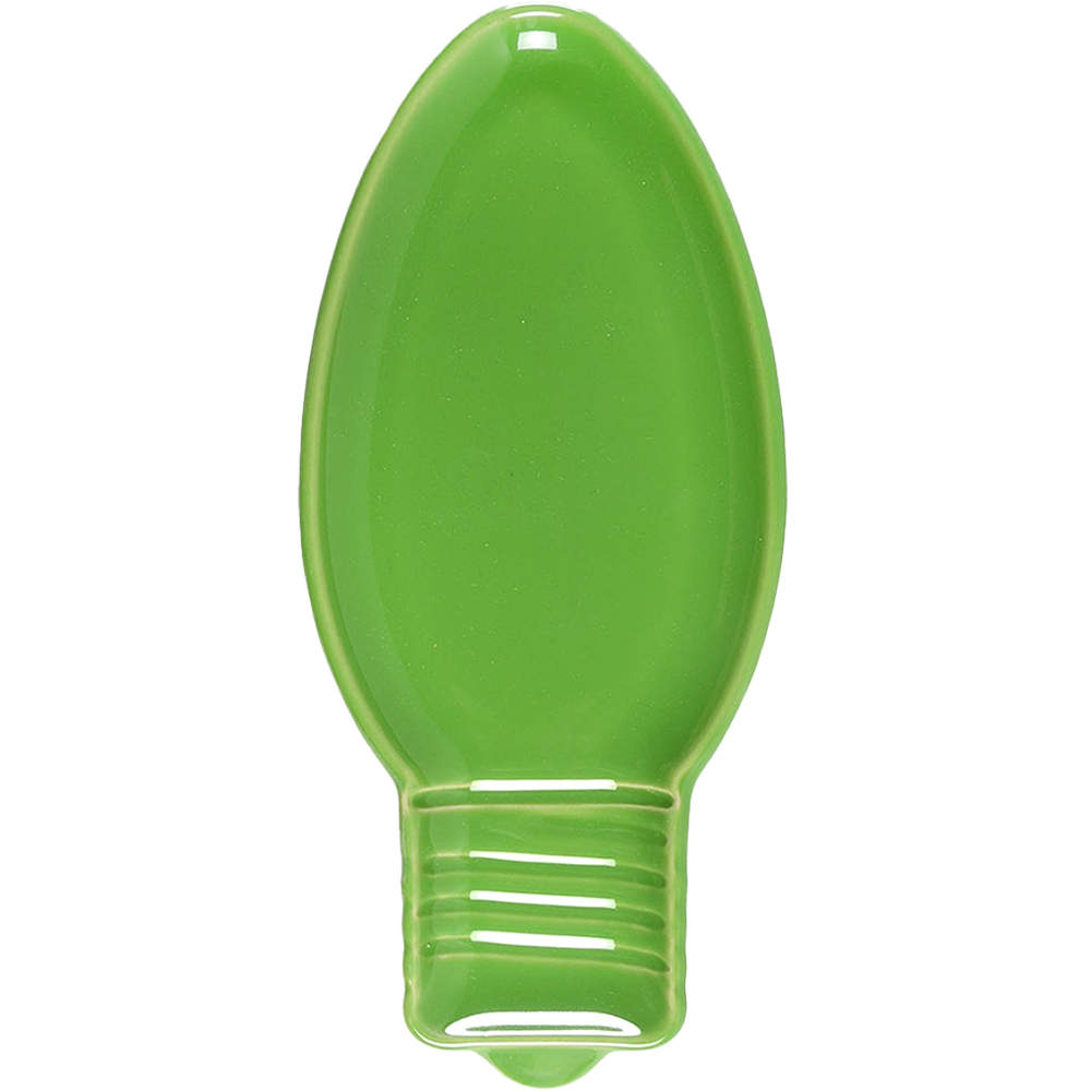 Fiesta Shamrock Green (Intro 2003) Light Bulb Shaped Appetizer Plate by Homer Laughlin -1