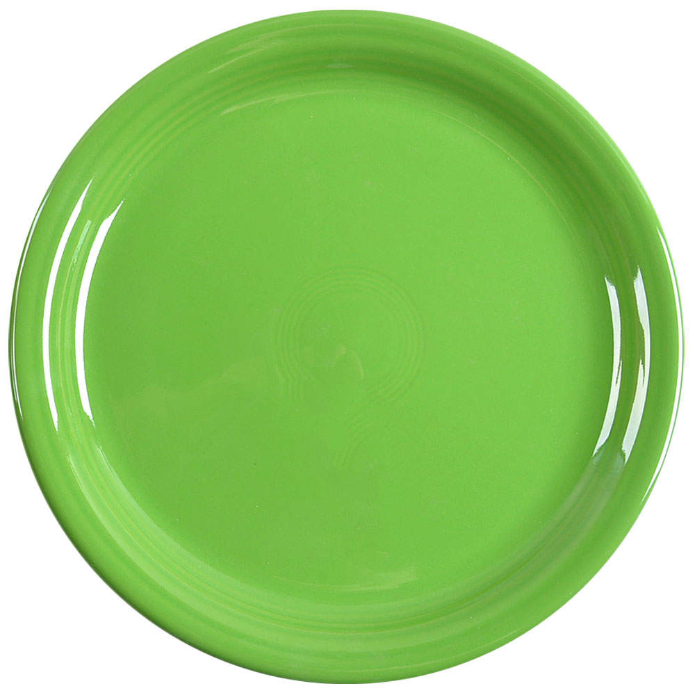 Fiesta Shamrock Green (Intro 2003) 9" Round Buffet Plate by Homer Laughlin -1