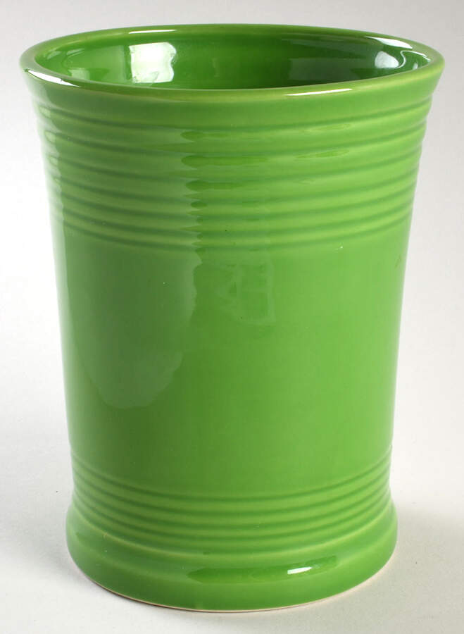 Fiesta Shamrock Green (Intro 2003) Utensil Holder by Homer Laughlin -1
